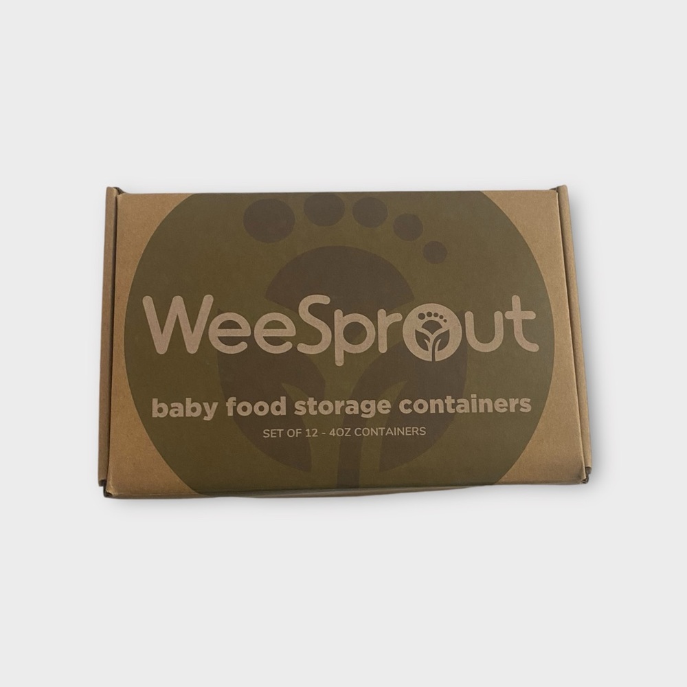 WeeSprout baby food storage containers